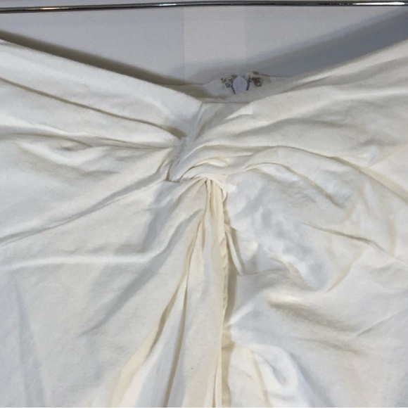 Linea Donna Tie Knot Wrapped Casual Linen Blend Skirt - Picture 3 of 13